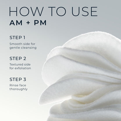 RoC Resurfacing Disks, Hypoallergenic Exfoliating Makeup Remover Pads for Wrinkles and Skin Tone, Hypo-Allergenic Skin Care