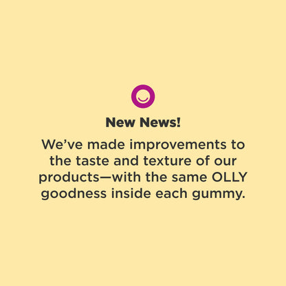 OLLY Kids Multivitamin Gummy Worms, Overall Health and Immune Support, Vitamins and Minerals A, C, D, E, Bs and Zinc, Chewable Supplement