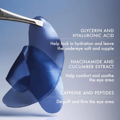 Summer Fridays Jet Lag Under Eye Patches - Hydrating & Depuffing Hydrogel Eye Masks with Caffeine & Peptides to Soothe & Refresh the Undereye Area (6 Pairs) Summer FridaysBuy Supplements Australia