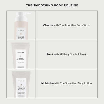 Naturium KP Body Scrub & Mask for Keratosis Pilaris, Bump Eraser Shower Scrub & Exfoliator for Skin, 8 oz