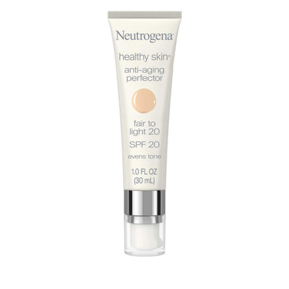 Neutrogena Retinol Treatment and Tinted Facial Moisturizer, Healthy Skin Anti-Aging Perfector with Broad Spectrum SPF 20 Sunscreen