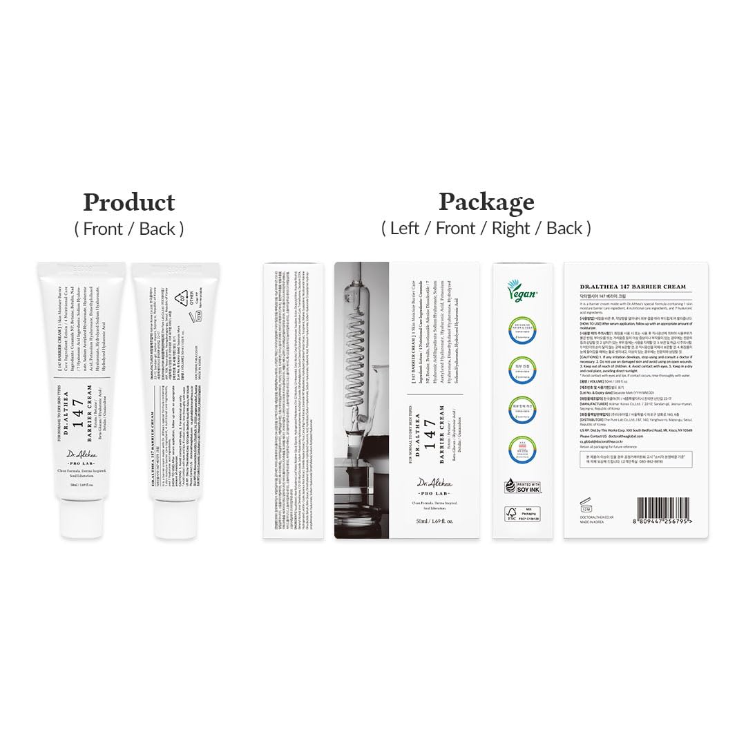 Dr.Althea 147 Barrier Cream | Daily Skin Barrier Care | Deep Hydrating with Hyaluronic Acid