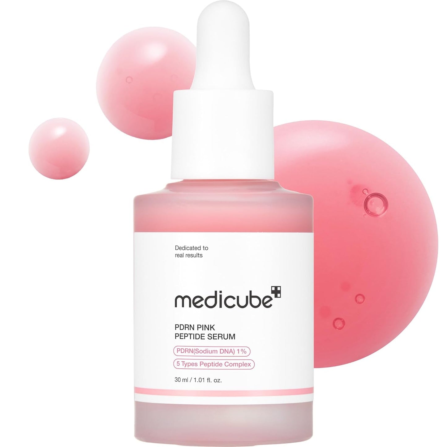 medicube PDRN Pink Peptide Serum with Salmon DNA | Pink Glow Serum with Peptides &amp; Niacinamide