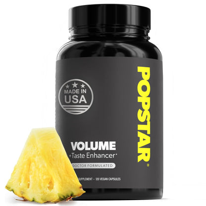 POPSTAR Labs Semen Volume Booster - Men's Semen Health & Fertility Supplement - Doctor Formulated to Increase Load Volume - Made in USA - Non-GMO, Organic