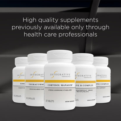 Integrative Therapeutics Cortisol Manager - Balance Cortisol & Support Relaxation for Restful Sleep* - Includes Ashwagandha & L-Theanine for Confidence with Less Stress