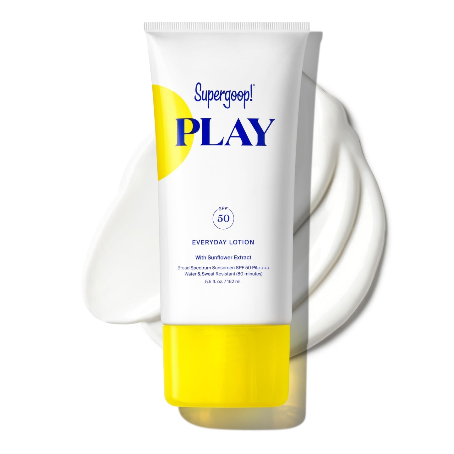 Supergoop! PLAY Everyday Lotion SPF 50 - Broad Spectrum Body & Face Sunscreen - Great for Active Days - Fast Absorbing