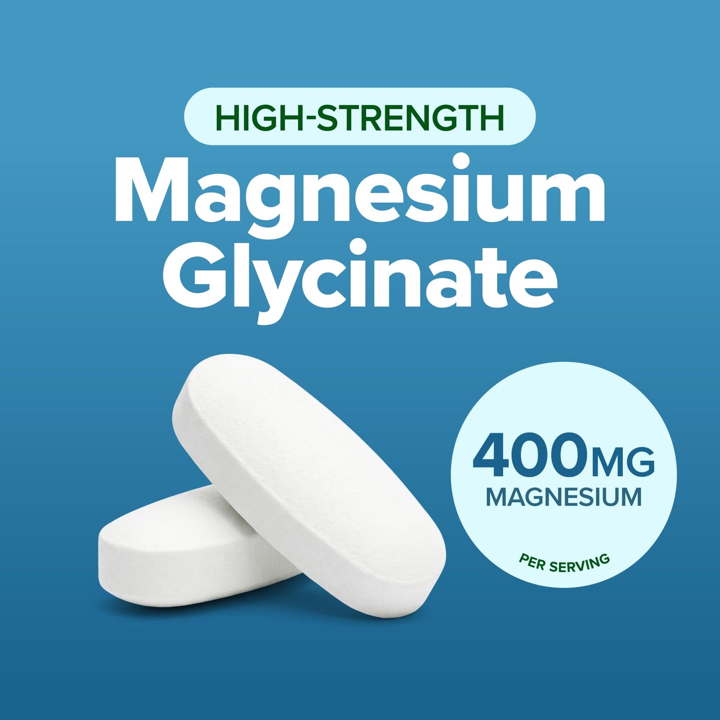 Magnesium Glycinate 400mg | 4+ Month Supply | Sleep, Relaxation & Muscle Support | High Absorption Chelated Magnesium Supplement for Women & Men | Gentle on Digestion | Vegan | 270 Tablets Purely Holistic buy supplements Au