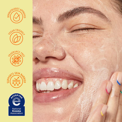 BYOMA Creamy Jelly Cleanser - Hydrating Facial Cleanser for Skin Barrier Repair -Tri-Ceramide Face Wash for Sensitive Skin & All Skin Types