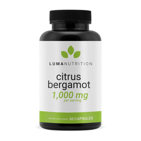 Luma Nutrition Citrus Bergamot 1000mg Per Serving - Citrus Bergamot Supplement - Heart Health Support - Made in the USA - Veteran Owned - 60 Capsules, 30 Servings Luma NutritionBuy Supplements Australia