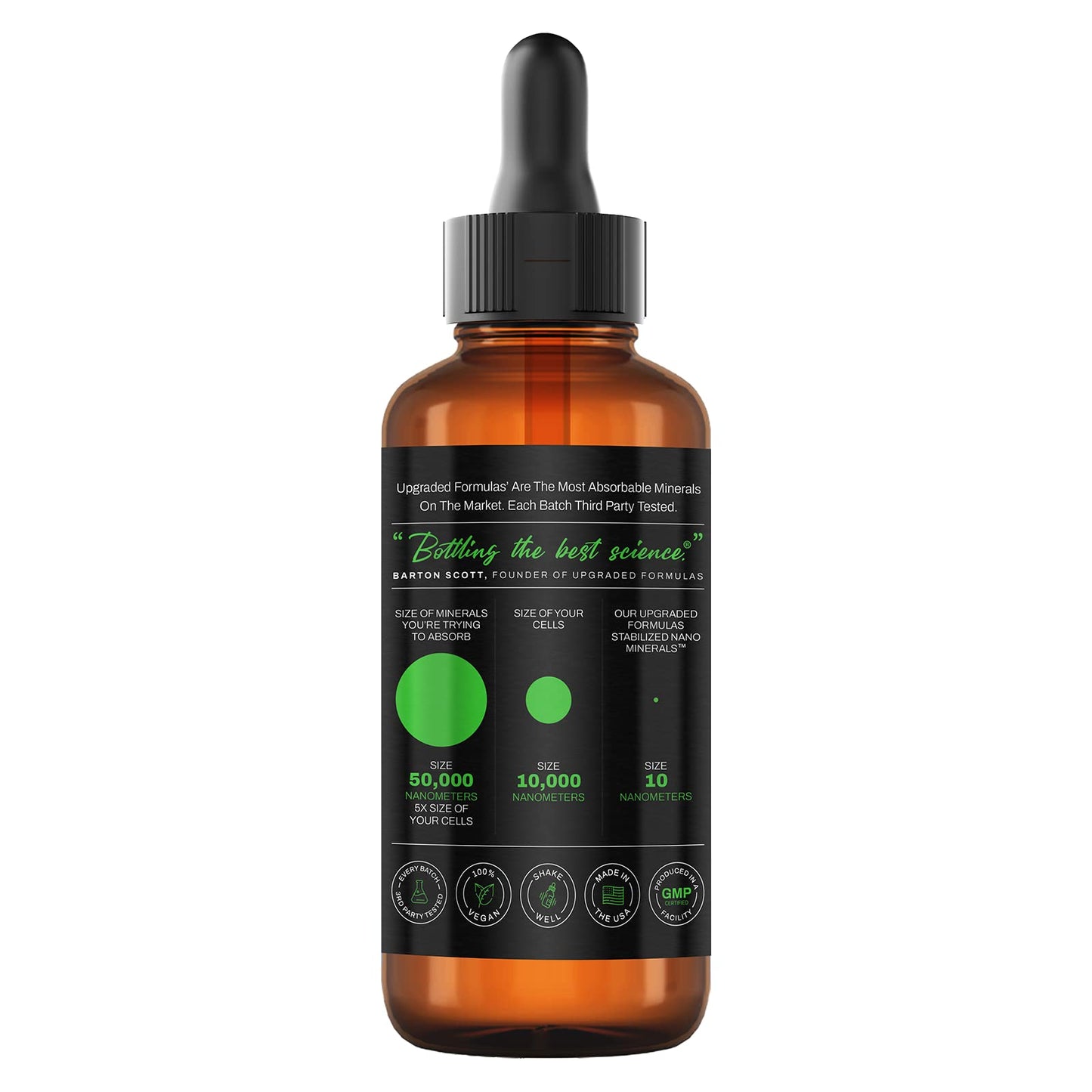 Upgraded Formulas Upgraded Charge Optimal Electrolyte Blend with Liquid Nano Minerals Dietary Supplement, 4 Fluid Ounces Upgraded FormulasBuy Supplements Australia