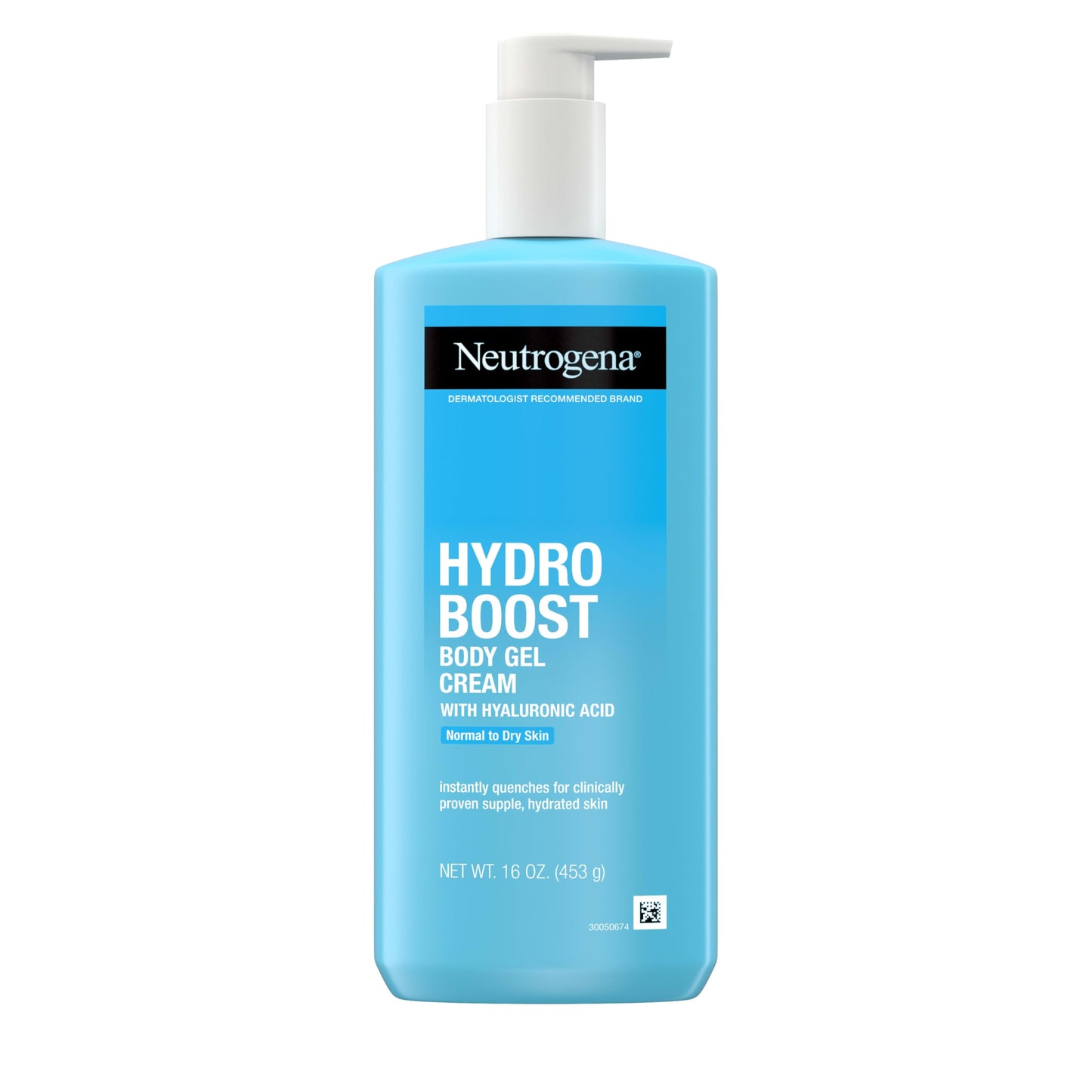 Neutrogena Hydro Boost Body Gel Cream, Hydrating Body Lotion with Hyaluronic Acid for Normal to Dry Skin