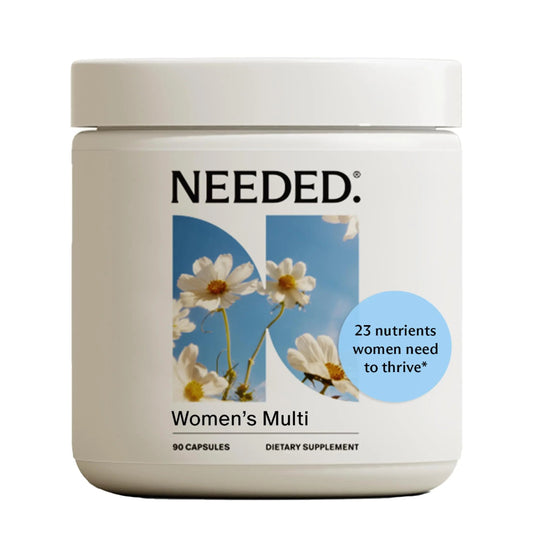 Needed. Multivitamin for Women with 23 Vitamins, Minerals and Antioxidants - Daily Womens Multivitamin Needed.