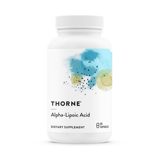 THORNE - Alpha-Lipoic Acid - Provides Antioxidant Support - Supports Liver Detox & Nerve, Eye, Metabolic & Liver Health* - Third-Party Certified - Gluten, Dairy & Soy-Free - 60 Capsules THORNE buy supplements Au