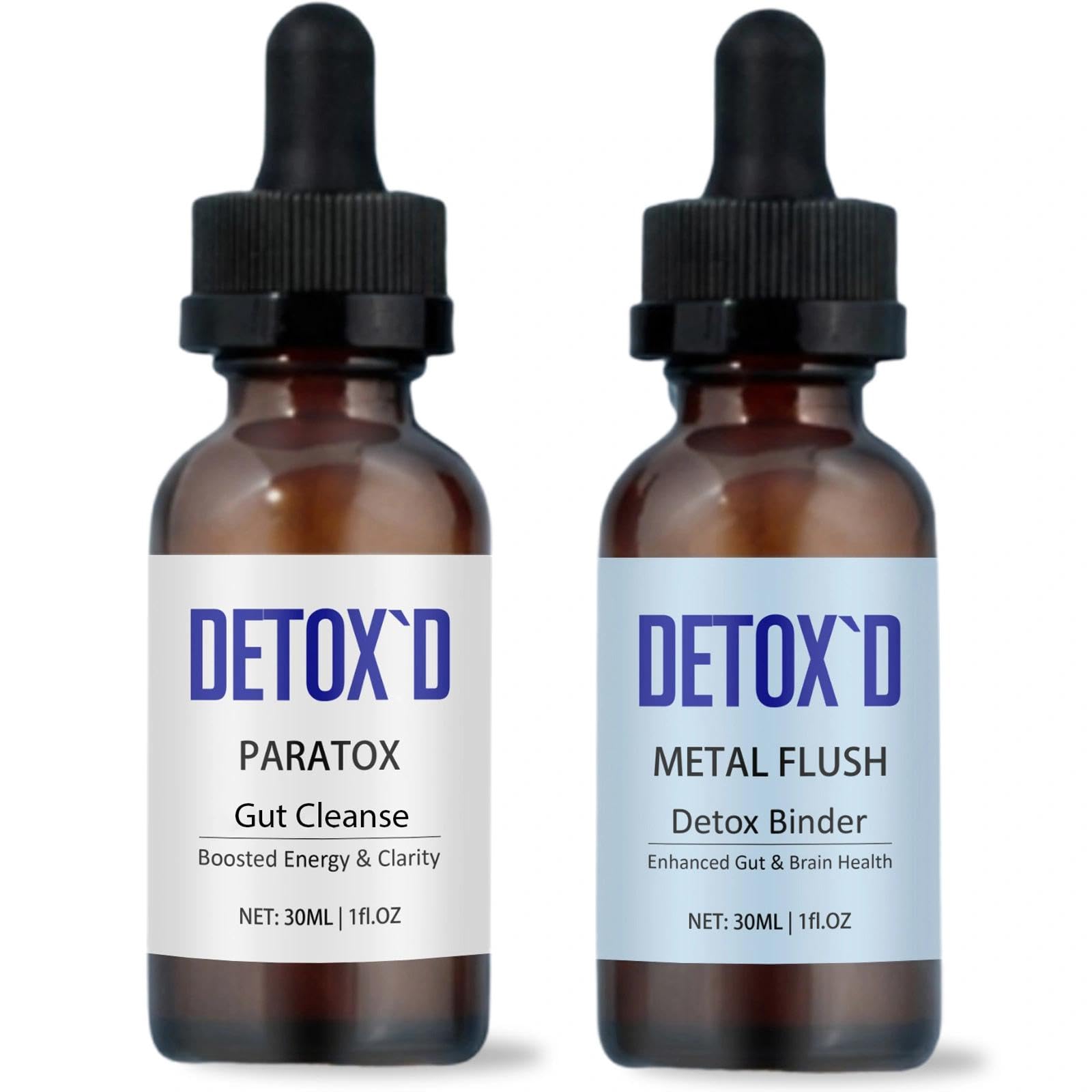 TakTuqa Detox’d Paratox Gut Cleanse & Detox - Herbal Liquid Drops with Black Walnut, Wormwood, Clove & Oregano for Digestive Balance, Energy Boost & Immune Support(1pc) TakTuqaBuy Supplements Australia