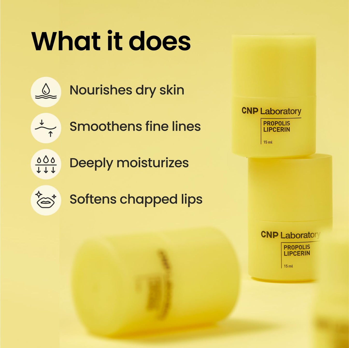 CNP Honey Lip Butter - Propolis Lipcerin™ 01 Original, Hydrating Overnight Manuka Lip Balm & Mask, 12hr Long-Lasting Moisture, Stocking Stuffers, Gifts for Women, 0.5 fl.oz. CNPBuy Supplements Australia