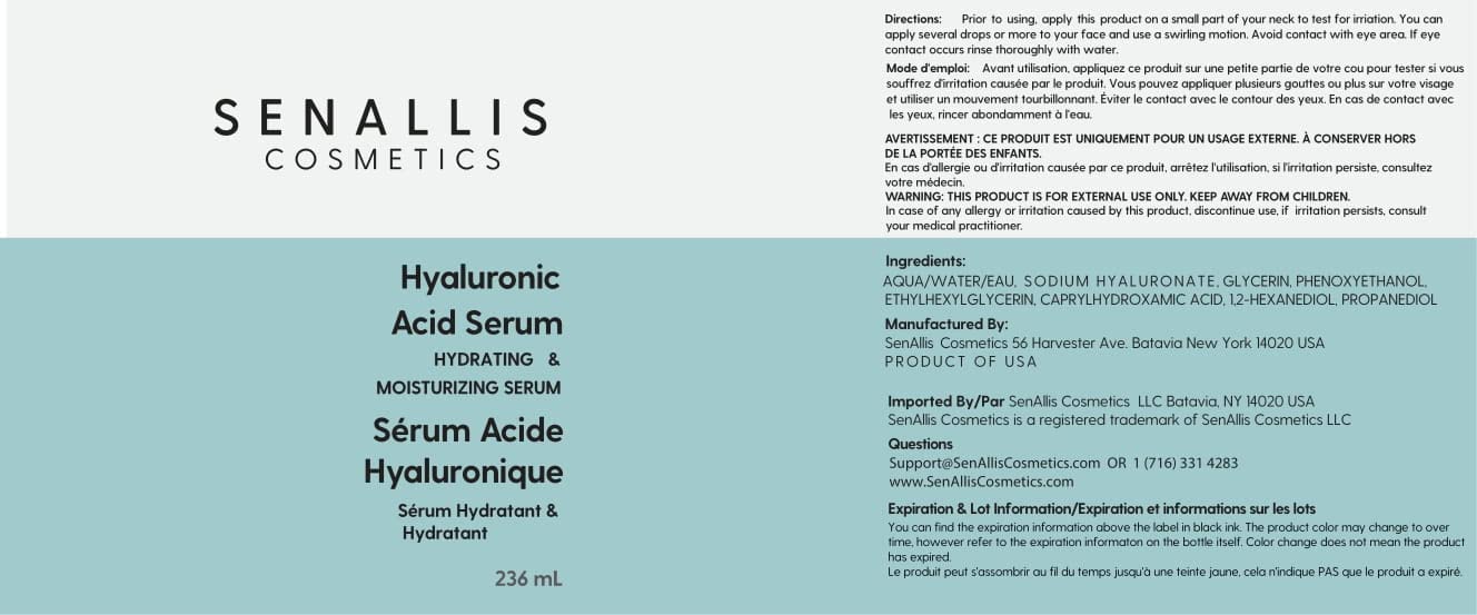 Hyaluronic Acid Serum 8 fl oz And 2 fl oz, Made From Pure Hyaluronic Acid, Anti Aging/Wrinkle, Ultra-Hydrating Moisturizer