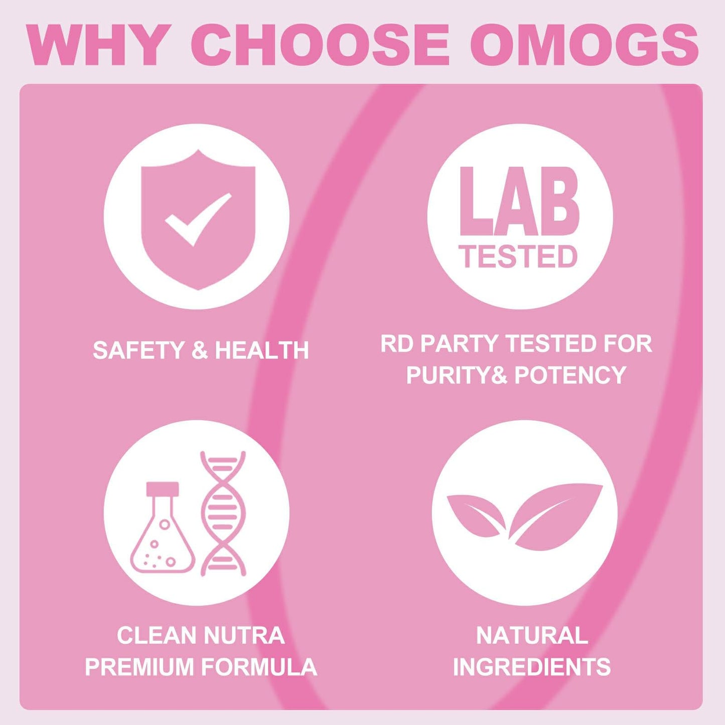 OMOGS Collagen Peptides Powder, with Prebiotics & Cranberry Extract -Hydrolyzed Collagen Peptides Support Hair, Skin, Nail, Bone & Digestive Health