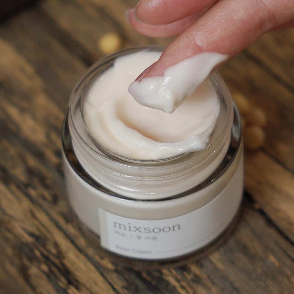 mixsoon Bean Cream-Deep Moisturizer Face Cream, Hydrating and Smoothing for Face, Fermented Soybean Extract