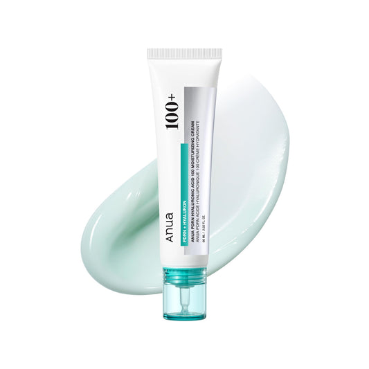 Anua PDRN Hyaluronic Acid 100 Moisturizing Cream, Lightweight, Non-Greasy Hydrating Face Moisturizer with Salmon DNA for Glass Skin, Korean Skincare (2.02 fl oz) ANUABuy Supplements Australia