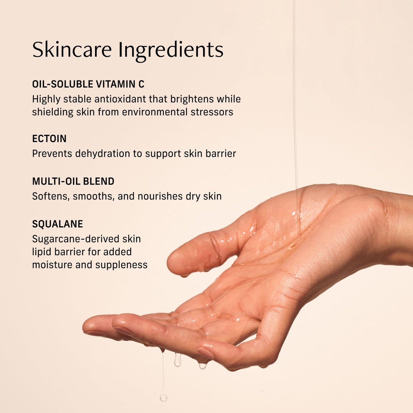 CYKLAR Vitamin C Body Oil for Women and Men. Moisturizing Vanilla Verve Scented Body Serum for Glowing Skin. Nourishing