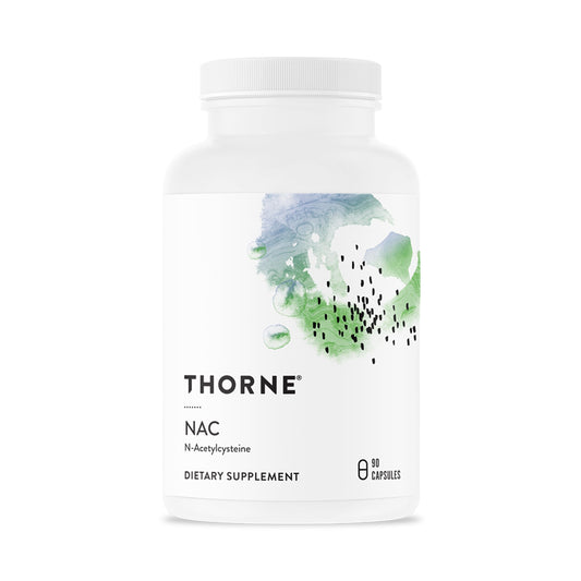THORNE - NAC - N-Acetylcysteine - 500mg - Supports Respiratory Health & Immune Function - Promotes Liver & Kidney Detox