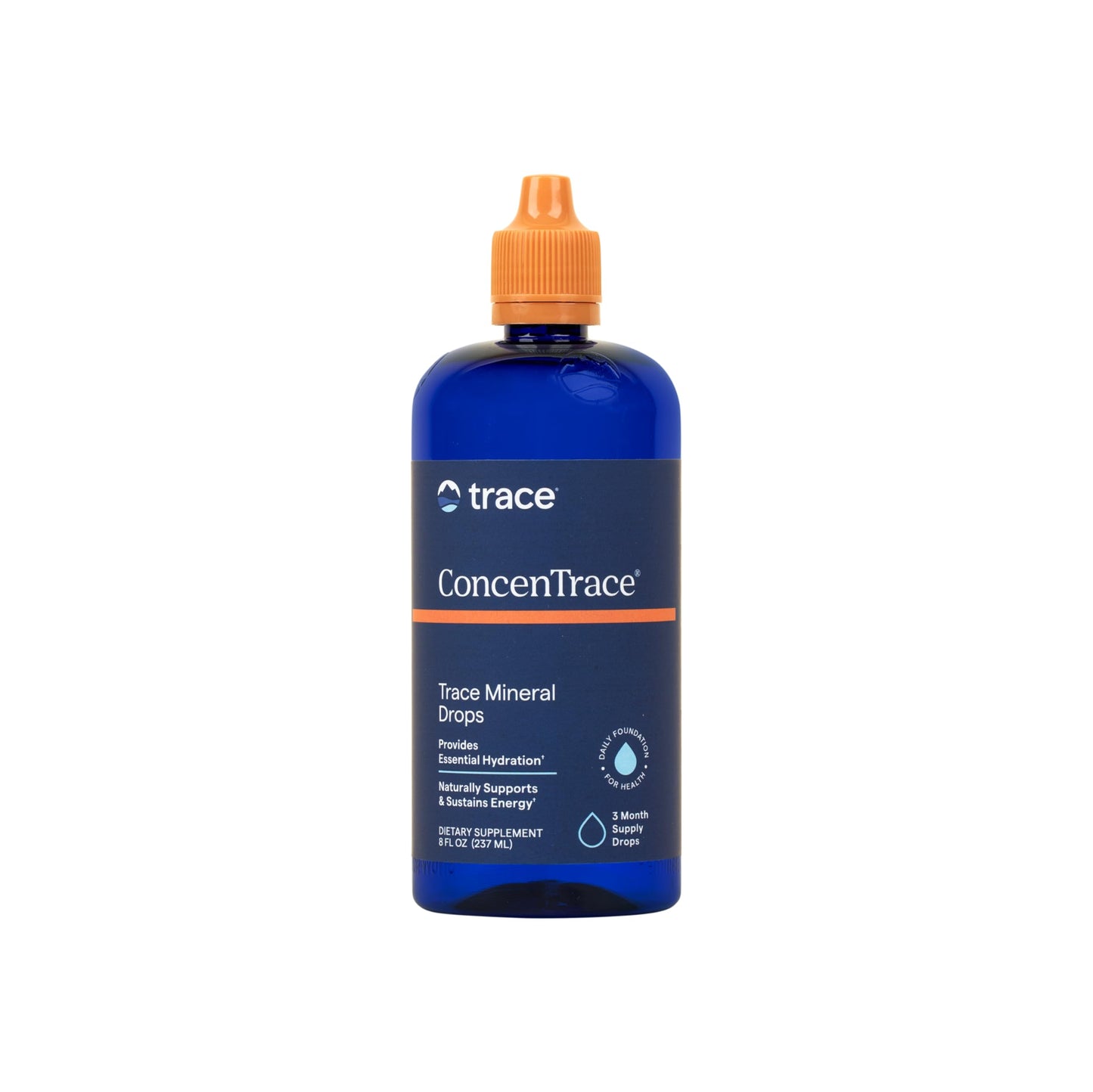 Trace Minerals ConcenTrace Trace Mineral Drops | Supports Energy, Digestion, Bone Health & Hydration, 70+ Ionic Trace Minerals w/Magnesium