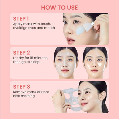 QUIA Collagen Wrapping Mask 75ml - Clinical +92% Firmer Appearance - Overnight Glass Skin Peel Off - Korean Skincare