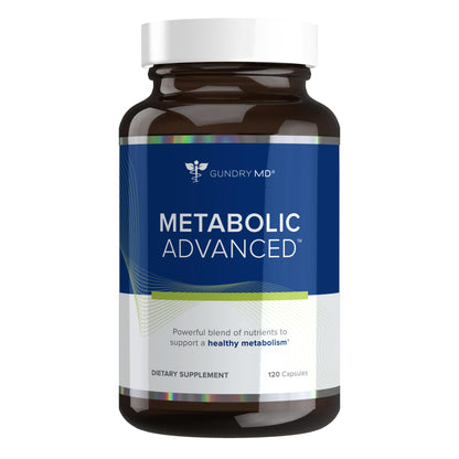 Gundry MD® Metabolic Advanced Nutrient Blend with Berberine to Support Healthy Metabolism, 120 Count Gundry MDBuy Supplements Australia
