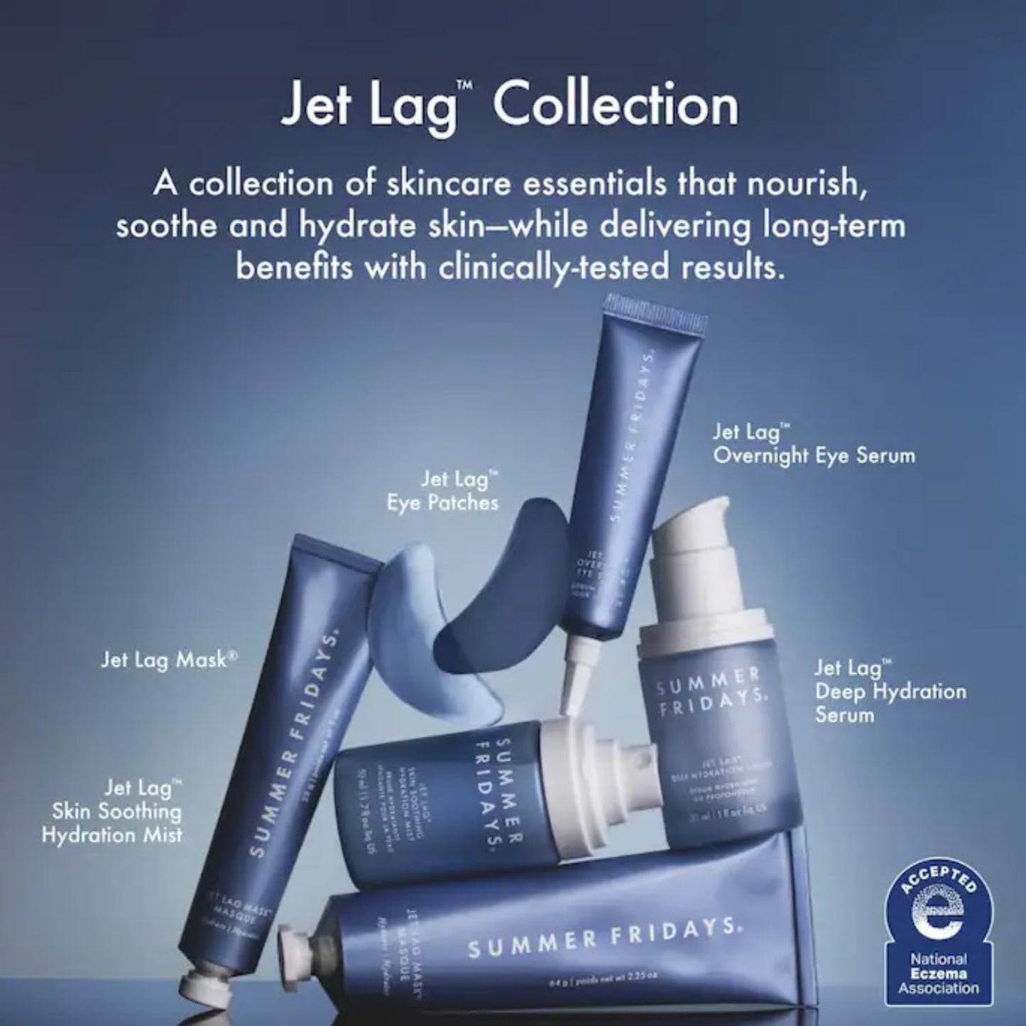Summer Fridays Jet Lag Under Eye Patches - Hydrating & Depuffing Hydrogel Eye Masks with Caffeine & Peptides to Soothe & Refresh the Undereye Area (6 Pairs) Summer FridaysBuy Supplements Australia