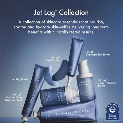 Summer Fridays Jet Lag Under Eye Patches - Hydrating & Depuffing Hydrogel Eye Masks with Caffeine & Peptides to Soothe & Refresh the Undereye Area (6 Pairs) Summer FridaysBuy Supplements Australia