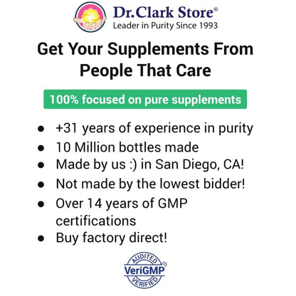Dr Clark Green Black Walnut Blend - Freeze Dried Hull Dietary Supplement, Extra Strength Formula from All Natural Walnuts, Supports Healthy Intestinal Environment, 360mg, 50 Gelatin Capsules Dr Clark StoreBuy Supplements Australia