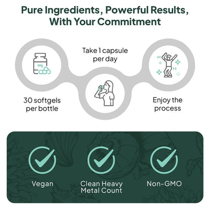 Organics Ocean Better D3 + K2-100% Organic VIT D3 and K2 Supplements with Maximum Bioavailability - Supports Bone Density, Calcium Balance