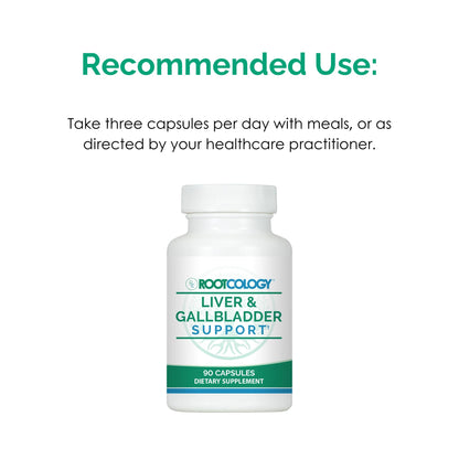 Rootcology by Dr. Izabella Wentz | Liver & Gallbladder Support with Milk Thistle, Artichoke Leaf & Beet | 90 Capsules