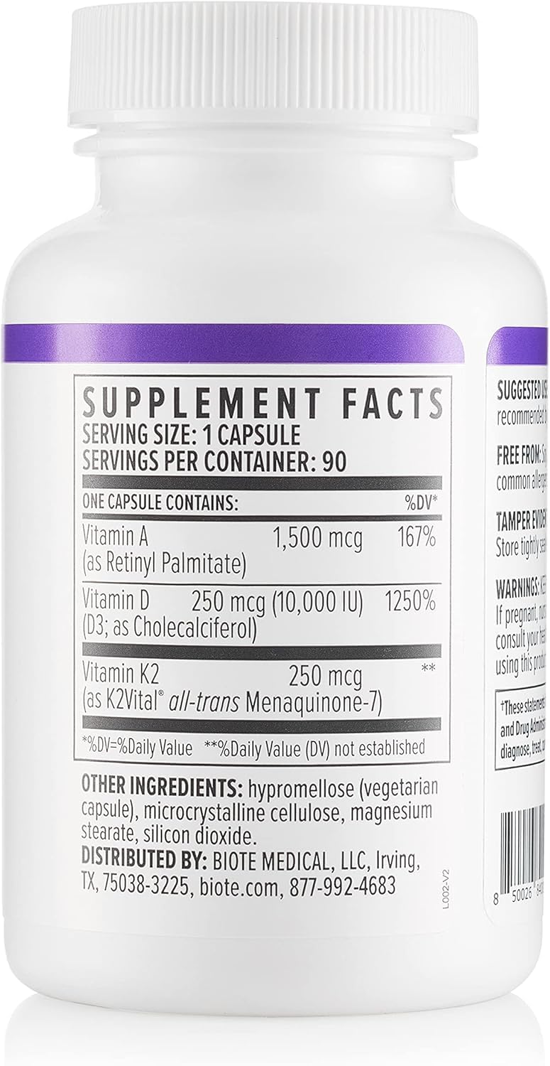 Biote Nutraceuticals - ADK 10 - Immunity + Cardiovascular (90 Capsules)