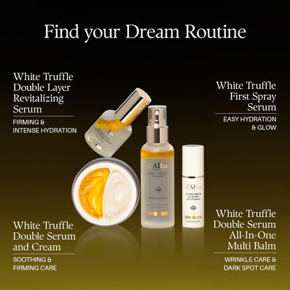 d'alba Piedmont White Truffle Double Serum All-in-one Multi Balm, Stick Balm, Vegan Skincare with Vitamin C and Vegan Collagen, 3-in-1 Anti Wrinkle, Eye Treatment, Dark Spot Remover d'alba PiedmontBuy Supplements Australia