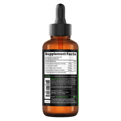 Upgraded Formulas Upgraded Charge Optimal Electrolyte Blend with Liquid Nano Minerals Dietary Supplement, 4 Fluid Ounces Upgraded FormulasBuy Supplements Australia