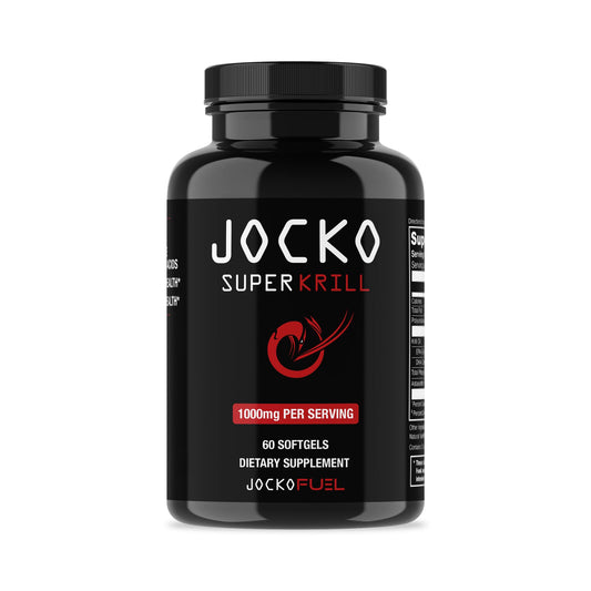 Jocko Fuel Antarctic Krill Oil Omega 3 Fatty Acid Supplements DHA & EPA - 1000mg Softgels - Supports Joints, Mobility