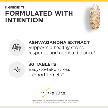 Integrative Therapeutics Cortisol Manager - Balance Cortisol & Support Relaxation for Restful Sleep* - Includes Ashwagandha & L-Theanine for Confidence with Less Stress