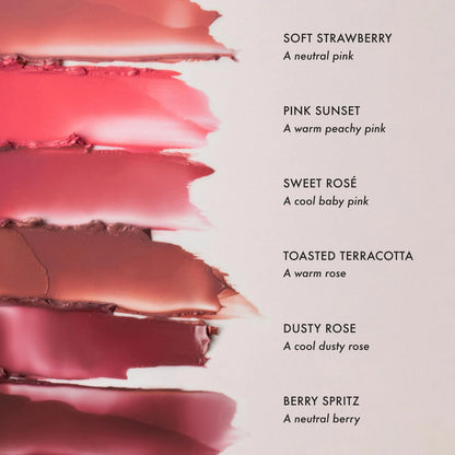 Summer Fridays Blush Butter Balm - Skincare-Infused Hydrating Cream Blush with Hyaluronic Acid, Ceramides, & Shea Butter for a Dewy Flush of Color - Cheek and Lip Tint - Berry Spritz (0.14 Oz)