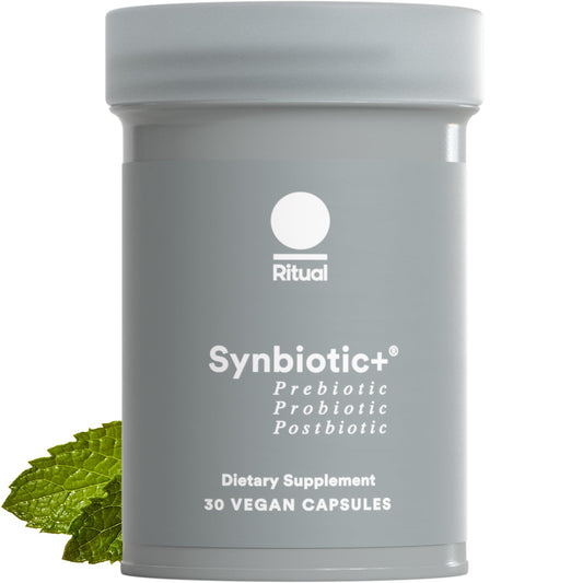 Ritual Synbiotic - Complete 3-in-1 Probiotic, Prebiotic, Postbiotic - for Women and Men - to Support Gut, Digestive Health, Regularity, Bloating