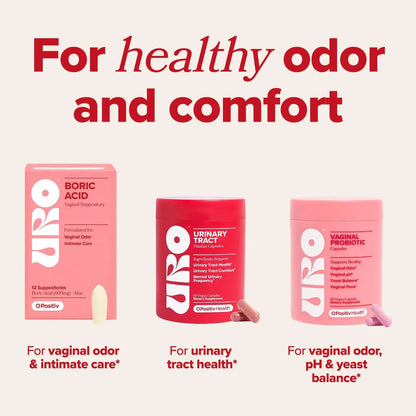 O Positiv URO Urinary Tract Health Supplement for Women, 60 Count (Pack of 1) - Urinary Support Vitamins with Pacran Complete Cranberry Extract, D-Mannose, & Vitamin C - Vegan & Gluten-Free O PositivBuy Supplements Australia