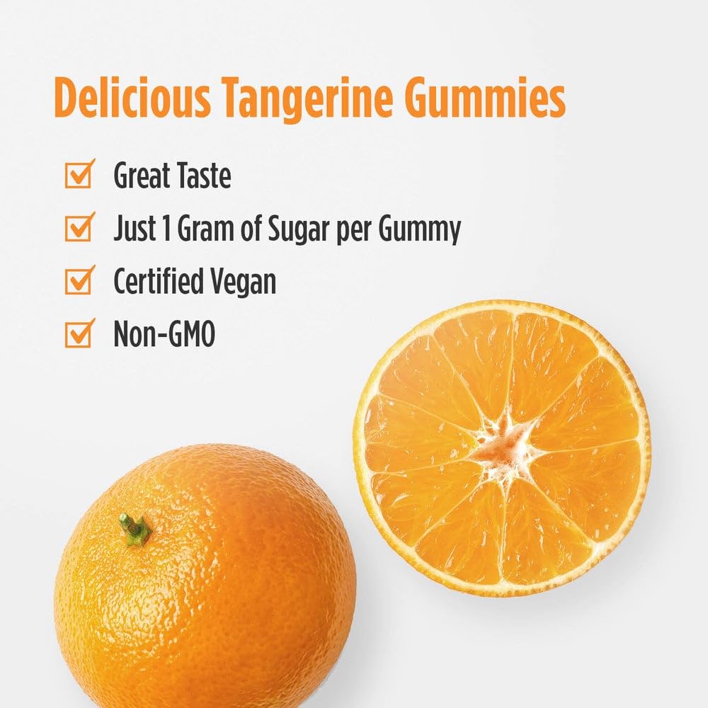 Nordic Naturals Vitamin C Extra Strength Gummies - Tangerine Flavor - 60 Gummies - 500 mg Vegan Vitamin C Supplement - Low-Sugar Immune - Support - 30 Servings Nordic NaturalsBuy Supplements Australia