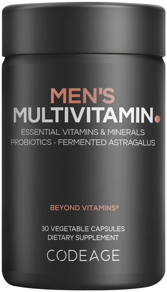 Codeage Men's Multivitamin - Daily Vitamins for Men with Vitamin A, C, D3, E, B12, Magnesium, Zinc, Iron, Chromium Codeage