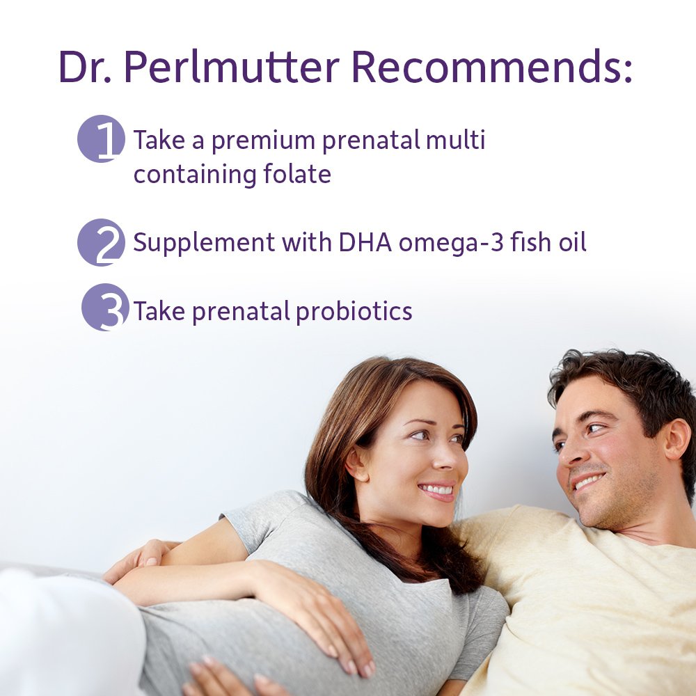 Garden of Life Dr. Formulated Probiotics Once Daily Prenatal - Acidophilus and Bifidobacteria Probiotic Support for Mom and Baby – Shelf Stable - Gluten, Dairy