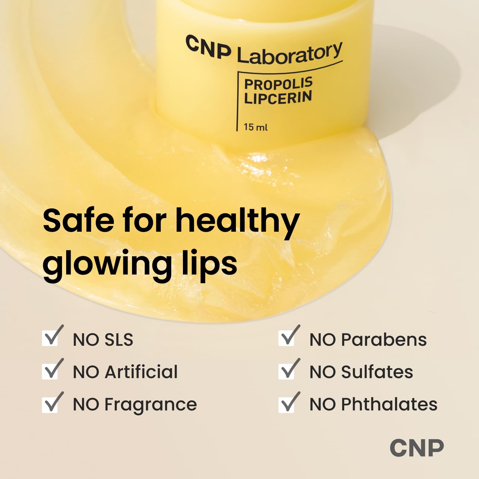 CNP Honey Lip Butter - Propolis Lipcerin™ 01 Original, Hydrating Overnight Manuka Lip Balm & Mask, 12hr Long-Lasting Moisture, Stocking Stuffers, Gifts for Women, 0.5 fl.oz. CNPBuy Supplements Australia