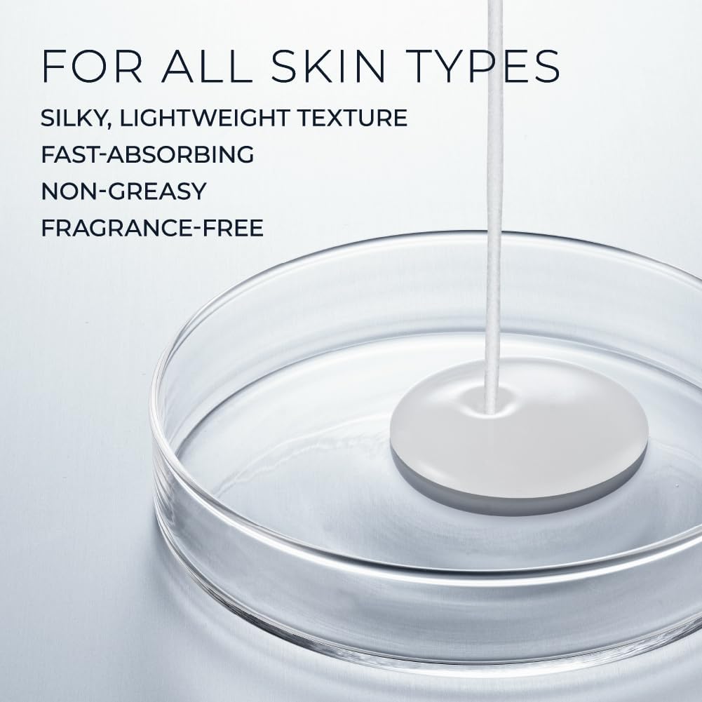 RoC Hydration+ Hyaluronic Acid Serum for Face, Hydrating, Plumping, Fragrance Free, Lightweight Formula with Collagen Proteins (1 Ounce)