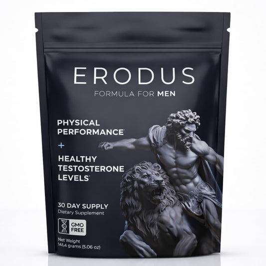 ERODUS Formula for Men - Advanced Testosterone Support Powder - Energy & Gym Supplement for Men - Supports Healthy Testosterone Levels & Physical Performance - with Ashwagandha (30 Day Supply) ERODUSBuy Supplements Australia