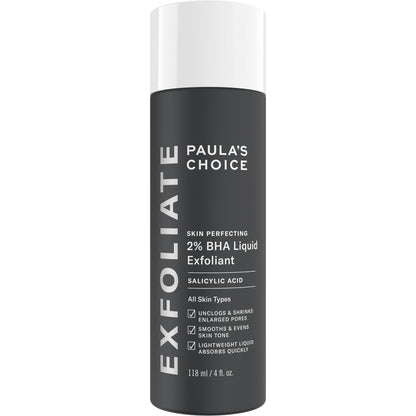 Paulas Choice--SKIN PERFECTING 2% BHA Liquid Salicylic Acid Exfoliant--Facial Exfoliant for Blackheads, Enlarged Pores, Wrinkles & Fine Lines, 4 oz Bottle Paula's ChoiceBuy Supplements Australia