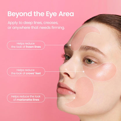 BIODANCE Collagen Peptide Eye Patches, Anti Wrinkle & Smile Line Patches for Face, Under Eye Mask for Fine Lines & Eye Bags, Travel Essentials & Self Care Gifts for Women, Korean Skin Care (60 Count) BIODANCEBuy Supplements Australia
