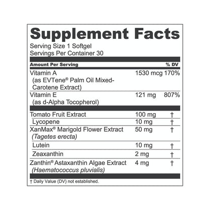 1MD Nutrition VisionMD Eye Vitamin CARMIS - Eye Supplement for Adults - with OptiLut Lutein & Zeaxanthin - Supports Vision Health Care, Everyday Eye Strain